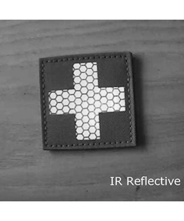 Infrared Reflective Multicam MED Medical Tactical Patch 2x2 inch - EMS EMT Fastener - Buy Online on GoSupps.com