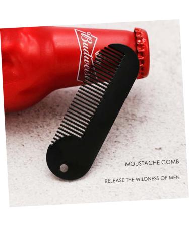 Doitool Black Pocket Comb for Men - Robust Hair Styling & Mustache Grooming | Mini Travel Comb for Hair & Beard - Buy Online on GoSupps.com