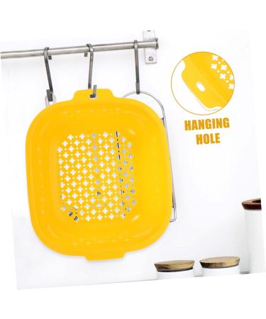 Zerodeko 1 Set Fruit Drain Basket Plastic Storage Baskets Kitchen Drain Basket Vegetables Draining Basket 32X27CM Orange - Buy Online on GoSupps.com