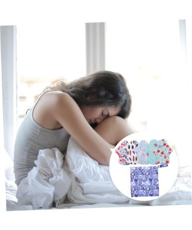 Healeeved 4 Sets Washable Incontinence & Menstrual Cloth Pads | Bamboo Carbon Inserts & Winged Tapes for Women's Comfort - Buy Online on GoSupps.com