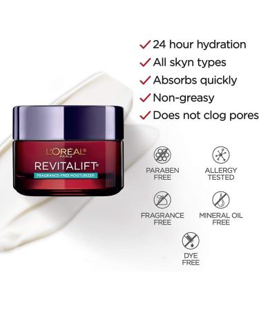 L'Oreal Paris Anti Aging Skincare Kit with Glycolic Acid Serum + Day Moisturizer for Face Even Skin Tone Revitalift Triple Power Lzr Fragrance Free Paraben Free Dermatologist Tested 2 piece kit - Buy Online on GoSupps.com