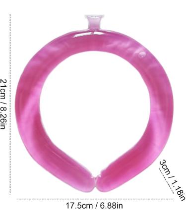 Cooling Neck Wraps for Summer Wearable Ergonomic Cooling Wraps | Portable Neck Coolers for Fitness Multipurpose Cooling Products for Work Fitness Pink - Buy Online on GoSupps.com