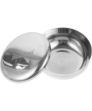 ROSENICE Stainless Steel Shaving Bowl Soap Dish for Men - Silver | Premium Quality Grooming Essential - Buy Online on GoSupps.com
