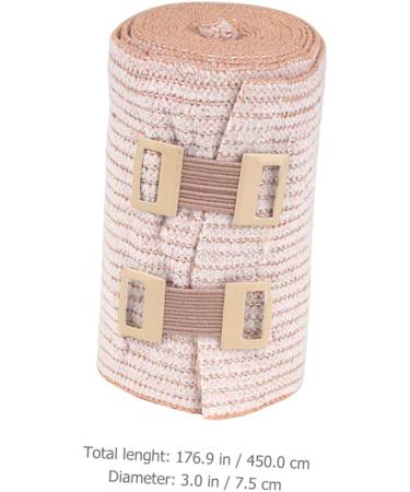 KALLORY 10 Rolls Sports Cohesive Gauze Tape - Breathable Self-Adherent Wrap for Foot & Hair | Tensor Stretch Cotton Headgear - International Shipping Available - Buy Online on GoSupps.com