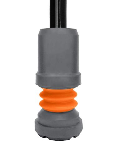 Flexyfoot Shock Absorbing Walking Stick Ferrule 16mm - Grey - Buy Online on GoSupps.com