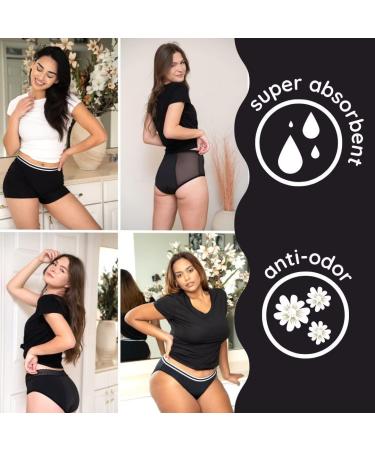 Noblood Eco-Friendly Period Underwear | Washable Cotton Menstruation Briefs | Absorbing Fit for Girls (XXS-3XL) | Replace 2-3 Tampons - Buy Online on GoSupps.com