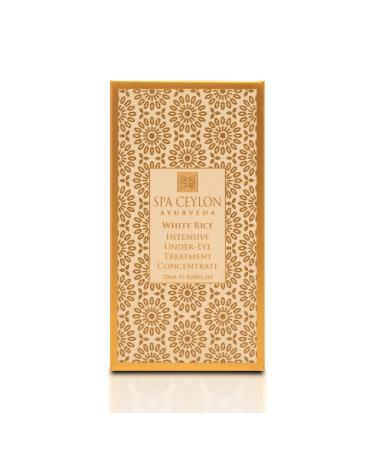 SPA CEYLON White Rice Intensive Under Eye Treatment - Reduce Dark Circles & Wrinkles | Hydrating Eye Concentrate | 20 ml - Buy Online on GoSupps.com