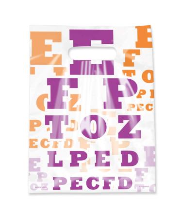 Scatter Eye Chart Bags - Optometrist Office Supplies - 100 per Pack