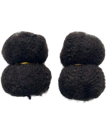 Tight Afro Kinky Human Hair for Dreadlocks - 4 Bundles 8 Inch Natural Black 1B - Buy Online on GoSupps.com