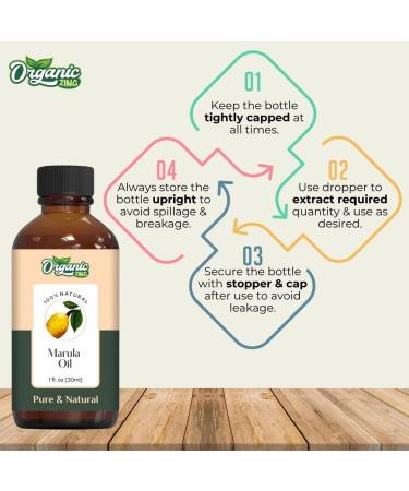 Organic Zing Marula (Sclerocarya birrea) Oil Pure & Natural for Skin Face Hair Care Aromatherapy Diffuser Conditioner - 30ml/1.01fl oz - Buy Online on GoSupps.com