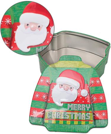 Alipis 1pc Christmas Candy Box Decor Boxes Candy Boxes Candy Containers Child Metal Storage Tank - Buy Online on GoSupps.com