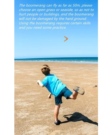 Shop Sylvtoyvx Wooden V-Shaped Boomerang - Classic Hand-Throw Return Toy for Outdoor Fun | Ideal for Kids & Adults - Buy Online on GoSupps.com