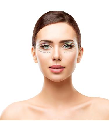 6 pi ces Stickers Maquillage Yeux Temporaires Couleurs Arc-ciel pour Visage Festival Carnaval Halloween Cosplay Safe et Non Permanent - Buy Online on GoSupps.com