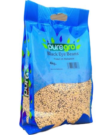 Puregro Black Eye Beans 4kg - Premium Quality Beans for Healthy Meals - Buy Online on GoSupps.com