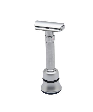 Pearl Flexi Adjustable Safety Razor Version V12 - Reusable Metal Razor made of 100% Brass | Eco Friendly Double Edge Razor for Men | Men's Shaving Razor for best Father's Day Gift Pearl Flexi Close Comb