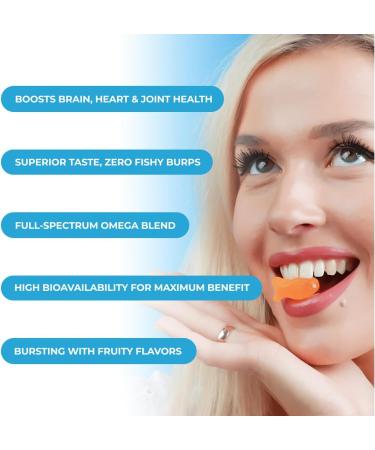 LIVS Omega 3 Gummies for Kids with Flaxseed Oil (Omega 3 6 9) | Brain Health Focus & Eye Support Supplements for Children | Non GMO Gluten Free Gummy Vitamin for Teens Heath | Orange Flavor - 50ct Orange 3 - Kids 50 Cou  - Buy Online on GoSupps.com