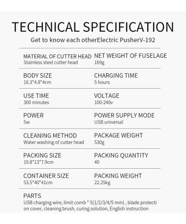 Buy Rechargeable Hair Clippers & Electric Shaver - Bald Hair Clipper with Oil | International Shipping Available - Buy Online on GoSupps.com