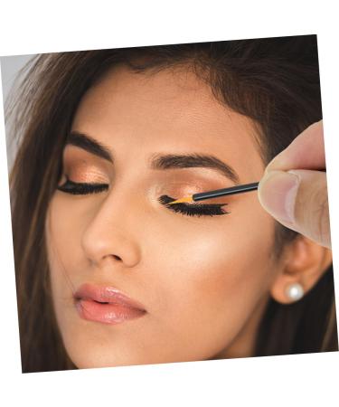 Gogogmee 100pcs Disposable Eyeliner Brush Eye Makeup Brush Eyeliner Applicator Cosmetic Brush Black Plastic - Buy Online on GoSupps.com