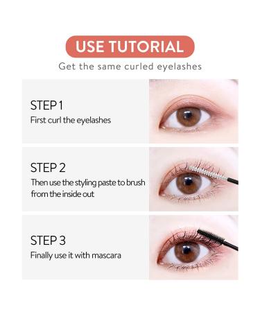 Clear Waterproof Mascara Primer for Eyelash Extensions - Hypoallergenic Natural Curl - GECOMO - Buy Online on GoSupps.com
