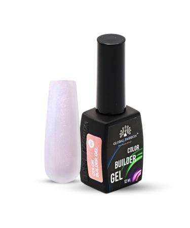 Global Fashion DIY Color Builder Gel | All-in-One Gel Polish & Nail Strengthener - Color 07 (12ml) - Shop Internationally - Buy Online on GoSupps.com