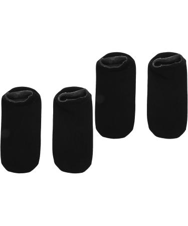 Qukaim Gel Moisturizing Socks Foot Gel Moisturizing Socks 2 Pairs Deep Moisturizing Remove Cracked Skin Reusable Black - Buy Online on GoSupps.com