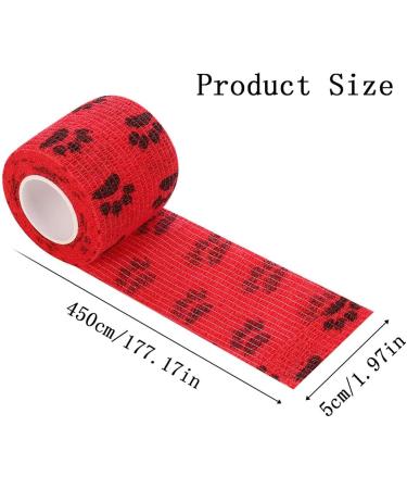 Veraing Self-Adhesive Bandage for Pets | Elastic Cohesive Bandages for Dogs & Horses | 6 Rolls for Wrists & Ankles - Buy Online on GoSupps.com