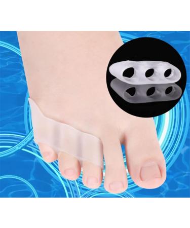 4 Toe Spreader Silicone | Toe Separator for Overlapping Toes Blisters & Calluses | Foot Pain Relief - Buy Online on GoSupps.com