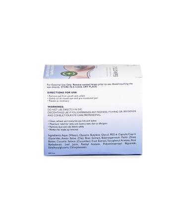 Health Intentions Eyelid Wipes for Blepharitis, Demodex, Red Eyes, Stye, Itchy Eyes - Exfoliating, Hypoallergenic Pre-Moistened Eye Cleanser Pads - Buy Online on GoSupps.com