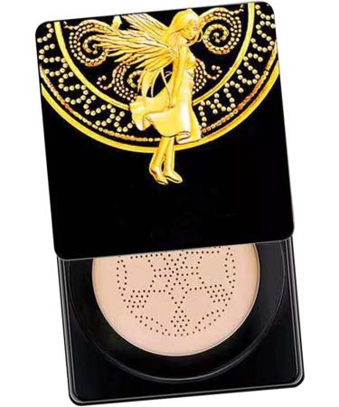 harayaa Mushroom Head Air Cushion BB Cream Brightening Pigment Long Wear Even Skin with Mushroom Makeup Sponge Makeup Foundation Concealer 20G Natural White - Buy Online on GoSupps.com