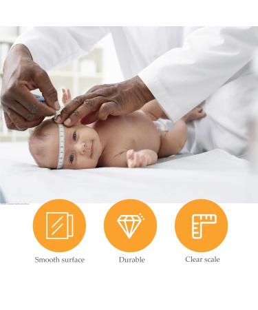 iplusmile Infant Head Circumference Tape Measure Plastic Reusable Measurement Ruler for Pediatrics Baby - Measure OFC Occipital Frontal Circumference(56cm) - Buy Online on GoSupps.com