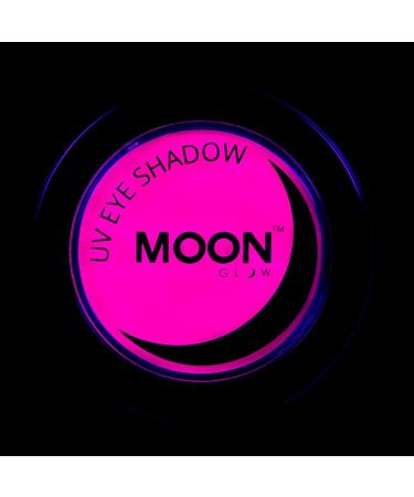 Moon Glow - Blacklight Neon Eye Shadow 0.12oz Pink Glows brightly under Blacklights/UV Lighting! - Buy Online on GoSupps.com