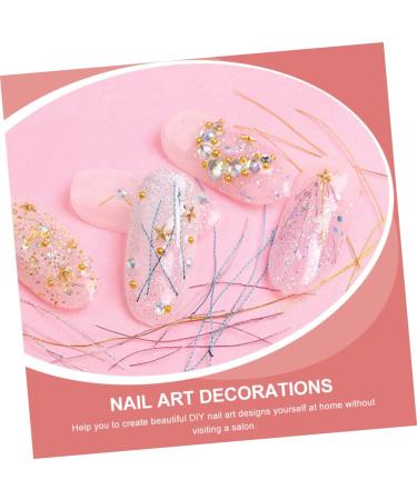 minkissy 80 Boxes Nail Wire Manicure Metal Wire Nail Art Decorations Manicure Wire Nail Threads Nail Ornaments Manicure Metal Threads Nail Art Ornaments Nailoo Moldings Charm Alloy - Buy Online on GoSupps.com