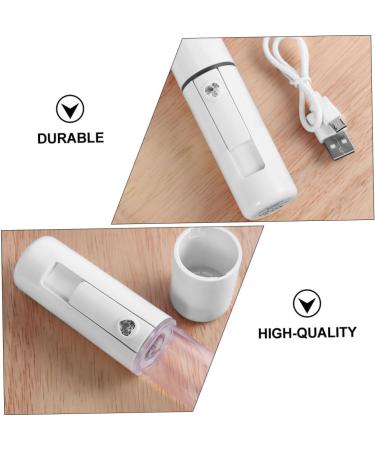 ELAYARD 2pcs Nano Facial Mister for Hydrating Skin Care Multifunction Face Steamer Mist Sprayer White Portable Design for Home Travel Use Moisturizing Tool for Makeup Skin Refreshing - Buy Online on GoSupps.com