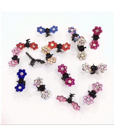 Mokily 65pcs Colorful Mini Hair Claw Set - Rhinestone Hair Clips for Women and Girls - Buy Online on GoSupps.com