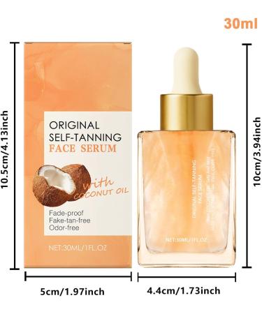 Duqulle Bronzing drops bronzing facial drops natural tanner without with soft tanning effect for women and men on the go - Buy Online on GoSupps.com