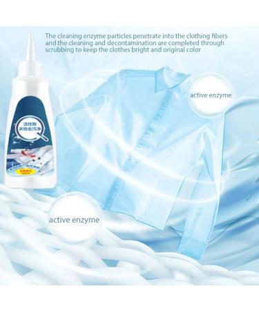 Active Enzyme Laundry Stain Remover Active Enzymetic Launday Cleaning Garment Stubborn Stain Cleaner Oil Remover (Purple) - Buy Online on GoSupps.com