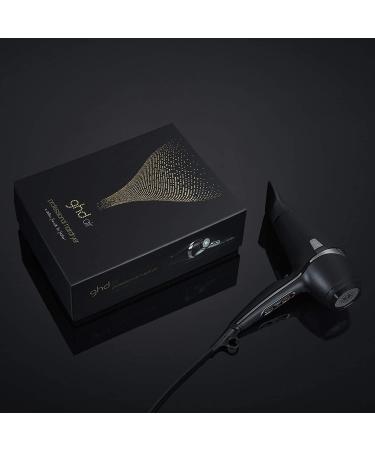 ghd Air Hair Dryer | 1600W Professional Blow Dryer with Salon Strength Motor Ionic Technology & Adjustable Temperature | Fast Drying Hair Tool - Black - Buy Online on GoSupps.com