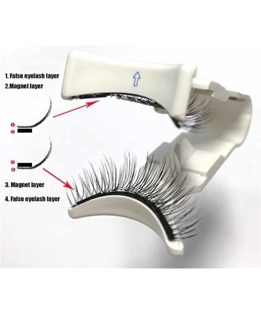 Aerliss Magnetic Lashes Magnetic Lashes With Applicator Eyelashes Magnetic Reusable Self Adhesive Eyelashes(Natural) - Buy Online on GoSupps.com