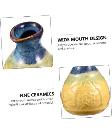 MAGICLULU 3 Sets Aromatherapy Bottle Essential Oil Bottle Perfume Bottle Mini Vinegar Ceramic Sauce Bottle Lotion Refillable Bottle Empty Bottle Cosmetic Dispenser Scent Bottle Ceramics - Buy Online on GoSupps.com