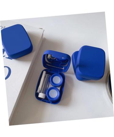 Homsfou 4-Piece Colored Contact Lenses Set | Mirror Container & Plastic Holder Case | Stylish & Convenient Accessory for Safe Lens Storage - Buy Online on GoSupps.com
