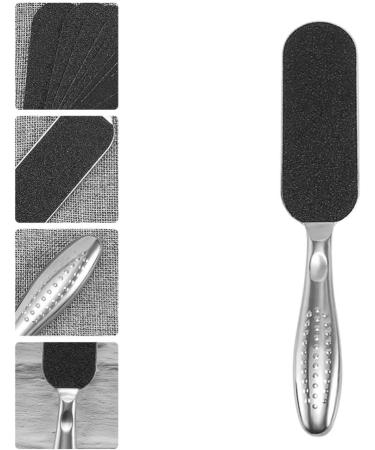 Exceart Double-Sided Pedicure Tool - Callus Remover & Care Tool (23cm) | Durable Metal & Plastic Scraps | International Shipping Available - Buy Online on GoSupps.com