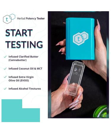 tCheck Portable Potency Tester | New UV Spectrometer Technology for Fast & Accurate Results | App Controlled Home Tester (Blue) - Buy Online on GoSupps.com