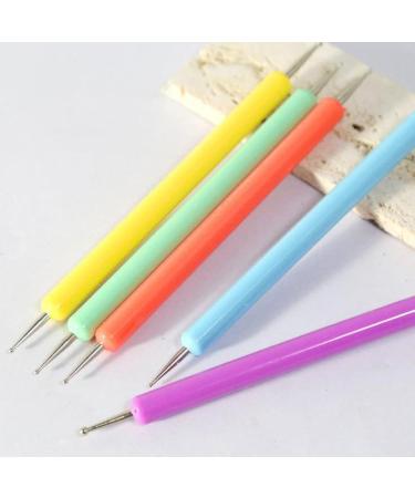 Tuxxjzm Dotting Tools Double-Ended Ball Tip Clay Tools Dotting Tools Tip Dot Paint Manicure Kit Tool for Home Drawing Painting Embossing - Buy Online on GoSupps.com