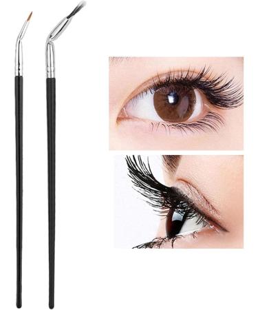 Eyelash Fan Brush Firm 120 Angle Eyeliner Brushes - Professional Lashes and Eyeliners Makeup Tool for Making Natural Look Dtt - Buy Online on GoSupps.com