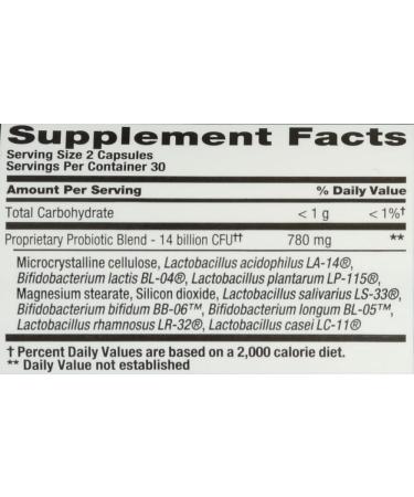 Nutrition Now PB 8 Pro-biotic Acidophilus Capsules Vegetarian 60 Count - Buy Online on GoSupps.com