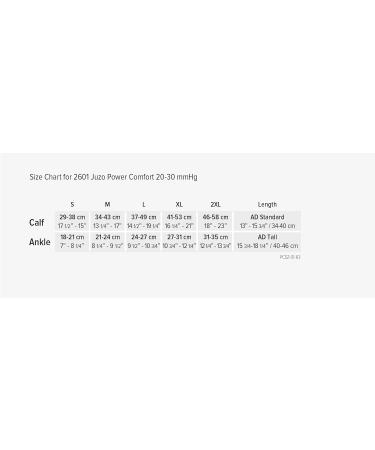 Juzo 20-30 mmHg Power Comfort Knee High Compression Socks - Retro White Medium | International Shipping Available - Buy Online on GoSupps.com