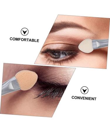 WOONEKY 40pcs Latex Eye Shadow Stick Make up Sponges Eyeshadow Foam Cosmetics Brush Aluminum - Buy Online on GoSupps.com