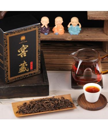 HQZM 200g Yunnan Laobangzhang Five Villages Centuryold Old Tree Loose Leaves Puerh Mature Tea Cellar Matured - Buy Online on GoSupps.com