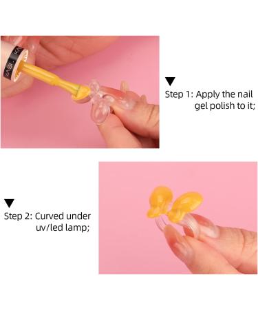 ATOMUS 100pcs Butterfly Nail Polish Displays Gel Chart with Transparent Ring Manicure Tip - Colour Display Tool KIT 4 - Buy Online on GoSupps.com