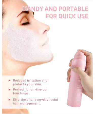 Hair Identifier Spray for Face Shaving Powder Spray Women with Soothing Cream Facial Hair Spray Face Body Hair Identifier Spray Face Spray for Shaving Peach Fuzz Spray for All Skin Types - Buy Online on GoSupps.com